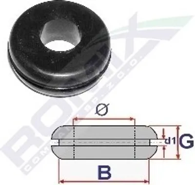 Produktbild von ROMIX Tülle C60491 7mm 10mm 18mm