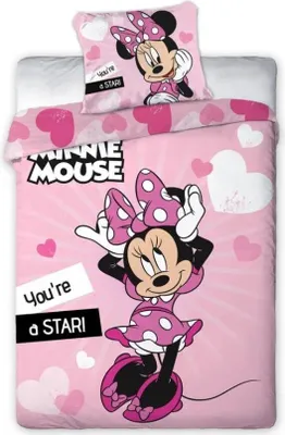 Produktbild von Disney Minnie Maus Kinder Bettwäsche 2tlg Set