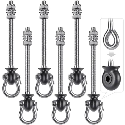Productafbeelding van Set van 6 Schommelhaken - 245mm voor Hangstoelen en Yoga