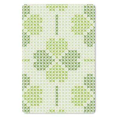 Produktbild von MuchoWow® Mauspad Mousepad Klee - Muster - Grün 40x60 cm - Mousepads - Maus Mat - Pad - Mausunterlage - Schreibtisch Accesoire