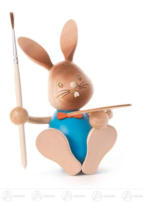 Obrázok produktu pre Veľkonočný a jarný zajačik "Stupsi" Šírka x výška x hĺbka 9,5 cmx12,3 cmx8,5 cm NOVINKA