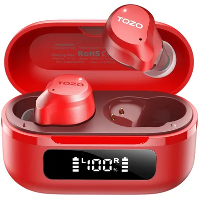 Zdjęcie produktu dla NC9 Bezprzewodowe słuchawki douszne Bluetooth z hybrydową technologią aktywnej redukcji szumów (ANC) o skuteczności 45 dB