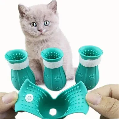 Produktbild von Famanu Badlaarzen für Hunde und Katzen – Antikratzer und Bissfest, Verstellbar aus Soft-Silikon