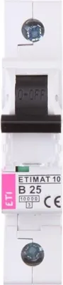 Immagine prodotto di Interruttore magnetotermico 1P B 25A 10kA AC ETIMAT10 002121718