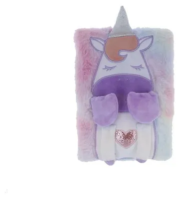 Produktbild von Idena Notizbuch Fluffy Einhorn liniert 80 Blatt 80g/m² DIN A5