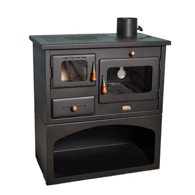 Image de PRITY 1P34 - 10,1 kW - Poêle à bois avec four & plaque métallique