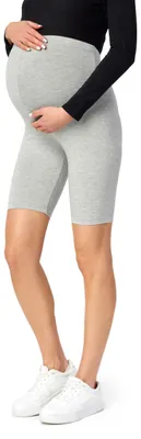 Produktbild von Be Mammy Kurze Umstandsleggings aus Viskose BE-04 (Melange, L)
