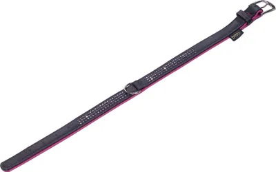 Produktbild von Nobby Pacific Deluxe, Hund, Standardkragen, Fuchsie, Leder, Einfarbig, M-L
