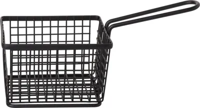 Produktbild von Pommeskorb schwarz 12x10h8,5 cm | 2 Stk