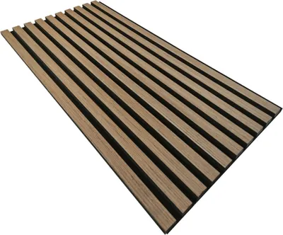 Produktbild von HOME DELUXE - Akustikpaneel SONIC Oiled Oak - 6 Paneele, Holz aus MDF, Filz aus Polyester, auf- und nebeneinader platzierbar I Schallschutzpaneel Akustikplatten Wandpaneel