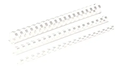 Immagine prodotto di Fellowes Plastikbinderücken 19mm weiß      100PK