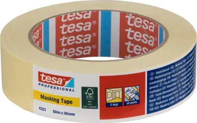 Produktbild von Tesa 4323 - Maskierungsband - 30 mm x 50 m