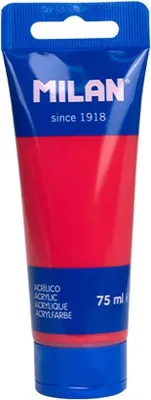 Zdjęcie produktu dla Farba akrylowa w tubce 75ml koralowa czerwieńMILAN