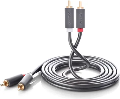 Produktbild von Ugreen UGREEN AV104 2x RCA (Cinch) to 2x RCA (Cinch) Cable 1m (black)