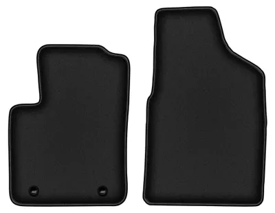 Immagine prodotto di Tappetini anteriori in moquette per Ford Ka MK2 FL 2012-2018 (hatchback) – 2 pezzi, neri, su misura – Wielganizator DURBAN