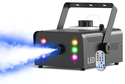 Produktbild von Nebelmaschine - 1500 W - 6 RGB-LEDs - 14 Farben - 4 Geschwindigkeiten - DMX - EU-Stecker