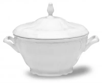 Produktbild von Thun 1794 Suppenschüssel, 2,5 l, tschechisches Porzellan, Bernadotte, weiß, Thun