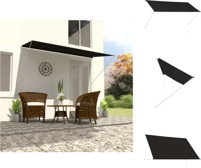 Obrázek produktu pro vidaXL Stahovací markýza 250×150 cm antracitová - Markýzy
