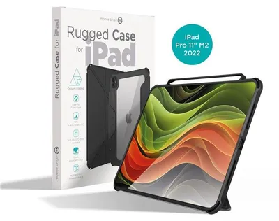 Produktbild von Mobile Origin Rugged Case, Folio, Apple, iPad Pro 11" M2 2022, 4th gen, 27,9 cm (11")