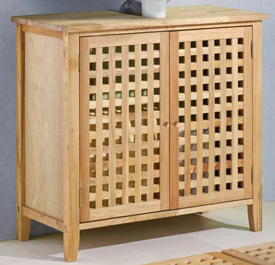 Produktbild von Waschbeckenunterschrank, Walnuss
