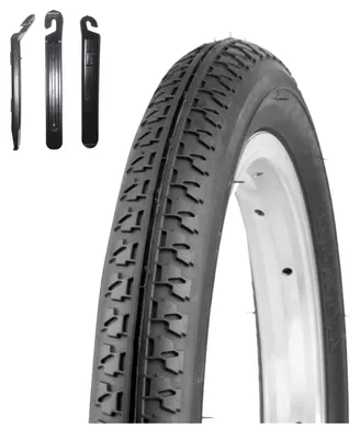 Zdjęcie produktu dla 1 opona rowerowa Kenda K-149, rozmiar 14 x 1,75 (47-254), kolor czarny, w zestawie łyżki do opon