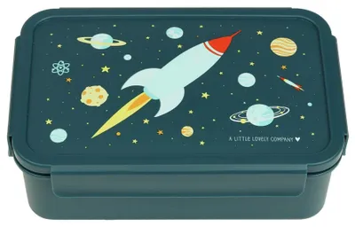 Immagine prodotto di AL little lovely Company bento lunch box per bambini 14x21 cm (blu spaziale)