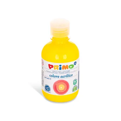Obrázek produktu pro Primo 400TA300201 Akrylová barva 300 ml žlutá láhev