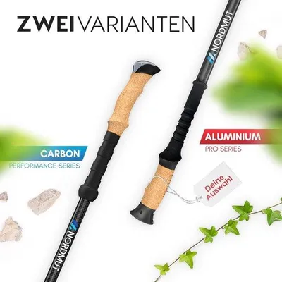 Produktbild von Famanu Trekkingstöcke Aluminium - Teleskopisch verstellbar mit Korkgriff