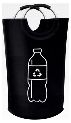 Produktbild von Pfandflaschen Sammelbehälter 82L, Faltbarer Wäschekorb, Flaschensammler