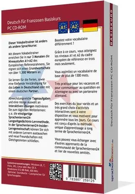 Produktbild von Sprachenlernen24.de Deutsch für Franzosen Basis PC CD-ROM
