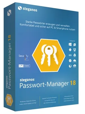 Produktbild von Steganos Passwort-Manager 18