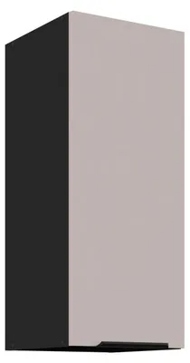 Image de Meuble de cuisine supérieur AGAFIJA - largeur 30 cm, cachemire / noir