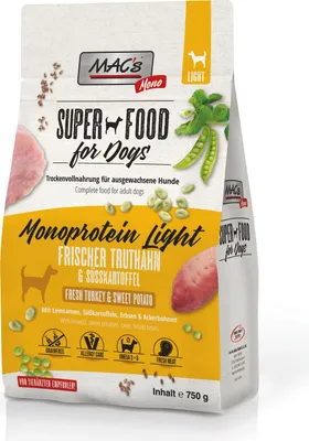 Image de MAC's DOG croquettes Mono Mini Adult dinde 750g
