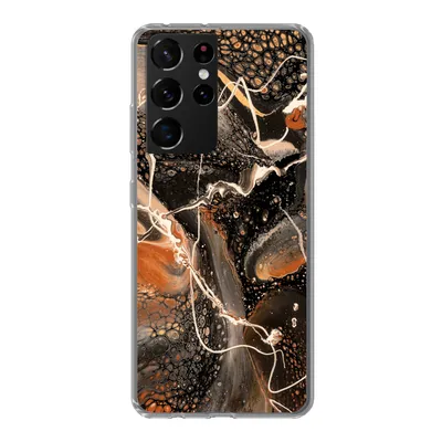 Produktbild von MuchoWow® Handyhülle Schutzhülle Hülle für Samsung Galaxy S21 Ultra Farbe - Design - Abstrakt Silikon Softcase Handy Hülle - Mobiltelefon