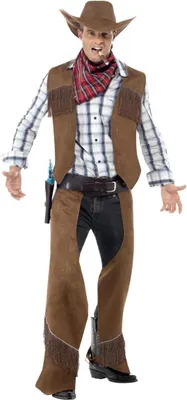 Image de Smiffys - Costume à franges pour homme/femme unie SM868 (taille unique) (Marron)