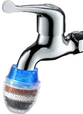 Produktbild von Wasserhahn Wasserfilter Luftreiniger Kuechenarmatur Filtration Aktivkohle Entfernt Chlorfluorid Schwermetalle Hartwasserenthaerter Wasserhahn Filter