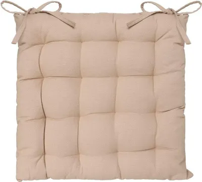 Produktbild von Stuhlgalette "anjali" beige 38x38cm  - Atmosphera créateur d'intérieur