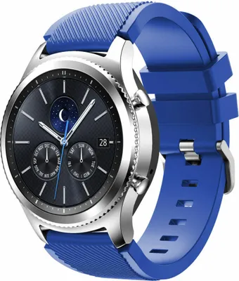 Produktbild von Strap-it Samsung Gear S3 Classic / Frontier Armband Silikon (Blau)