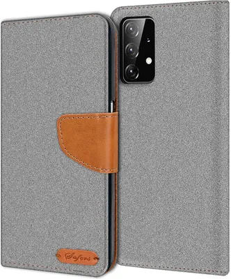 Produktbild von Handy Hülle Samsung Galaxy A52 / A52 5G Tasche Wallet Flip Case Schutz Hülle Stoff Cover