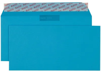 Produktbild von Briefumschläge Color C5/6 intensiv-blau Haftklebung 100 g/qm VE=250 Stück