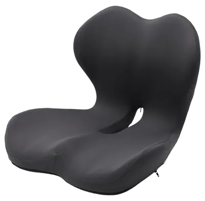Immagine prodotto di Omgoods - Cuscino ergonomico a forma di L per seduta - Supporto lombare in memory foam per auto e sedia da ufficio