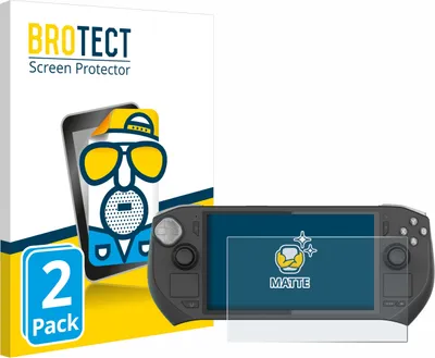 Produktbild von 2x BROTECT Schutzfolie für Zotac Gaming Zone Displayschutz Displayschutzfolie Folie Matt Entspiegelungsfolie