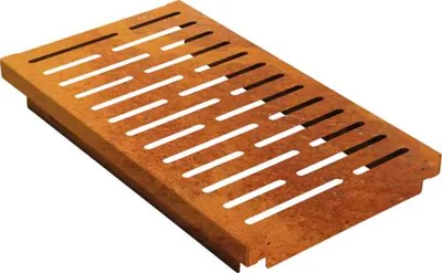 Produktbild von Bankauflage Palatino Corten-Stahl 69 x 40 cm rostfarben