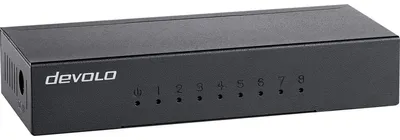 Immagine prodotto di devolo Switch Gigabit Ethernet 8 porte non gestito Switch LAN Verteiler LAN