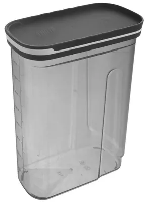 Obrázok produktu pre Objemný dávkovač – 2,7 l – plast – sivý