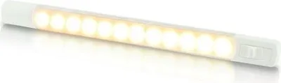 Immagine prodotto di Striscia luminosa di superficie Hella c/interruttore rosso 24V | 2JA 958 121-501