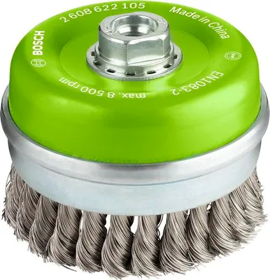 Produktbild von PRO Stainless Steel heavy Topfbürste, 100 x 0,35 mm, Gewinde