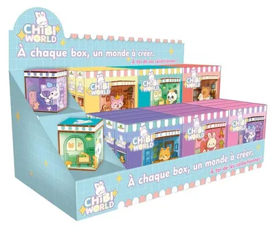 Image de Présentoir de jouets Sycomore Chibi Box - Assortiment de 24 pièces