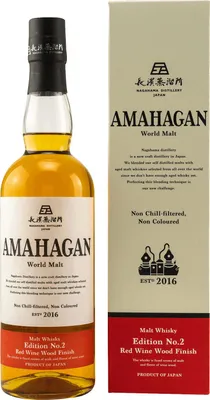 Produktbild von Amahagan Edition No. 2 - Red Wine Wood Finish - Blended Malt Whisky