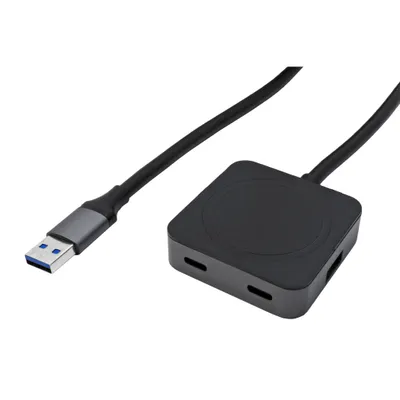 Immagine prodotto di Hub VALUE USB 3.2 Gen 1, 4 porte (2x USB-A + 2x USB-C), con cavo di prolunga, 5 m